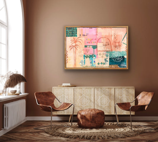 SUNSET SIPS MARRAKESH - print