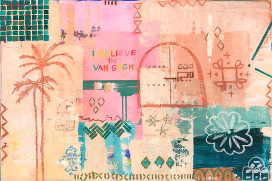 SUNSET SIPS MARRAKESH - print