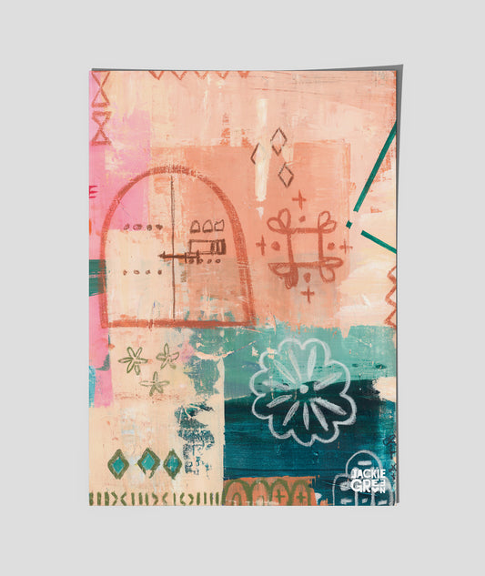 SUNSET SIPS MARRAKESH - poster 2 by Jackie Green