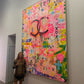 HAPPY BIRTHDAY LIZ   - an original on canvas SOLD