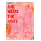SHE WEARS THE PANTS   T-Shirt  - White